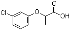 structure of CAS# 101-10-0, 2-(3-氯苯氧基)丙酸