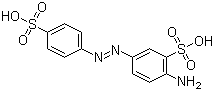 CAS 登录号：101-50-8, 2-氨基-5-[(4-磺基苯基)偶氮]苯磺酸