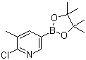 structure of CAS# 1010101-07-1, 6-氯-5-甲基吡啶-3-硼酸频哪醇酯