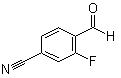 structure of CAS# 101048-76-4, 2-氟-4-甲酰基苯甲腈
