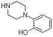 CAS # 1011-17-2, 1-(2-Hydroxyphenyl)piperazine, 1-(o-Hydroxyphenyl)piperazine, 2-(1-Piperazinyl)phenol, N-(2-Hydroxyphenyl)piperazine