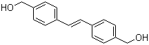 CAS # 101168-88-1, 4,4'-Stilbenedimethanol, 4,4'-Dihydroxymethylstilbene, 4,4'-Vinylenedibenzyl alcohol, 4,4'-(1,2-Ethenediyl)bis-benzenemethanol