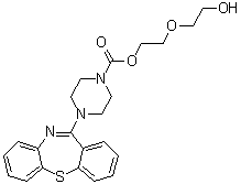 CAS # 1011758-00-1, 4-Dibenzo[b,f][1,4]thiazepin-11-yl-1-piperazinecarboxylic acid 2-(2-hydroxyethoxy)ethyl ester