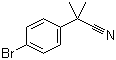 structure of CAS# 101184-73-0, 2-(4-溴苯基)-2-甲基丙腈