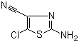 CAS # 101242-19-7, 2-Amino-5-chloro-4-thiazolecarbonitrile, 2-Amino-5-chloro-4-cyanothiazole