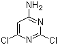 structure of CAS# 10132-07-7, 4-氨基-2,6-二氯嘧啶