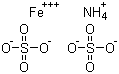 structure of CAS# 10138-04-2, 硫酸铁铵