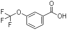 3-(三氟甲氧基)苯甲酸分子结构 (CAS 1014-81-9)