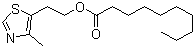structure of CAS# 101426-31-7, 4-甲基-5-噻唑基乙醇癸酸酯