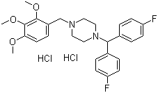 structure of CAS# 101477-54-7, 盐酸洛美利嗪