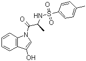 CAS # 101506-88-1, (S)-1-[2-[[(4-Methylphenyl)sulfonyl]amino]-1-oxopropyl]-1H-indol-3-ol, N-(Tosyl-L-alanyl)-3-hydroxyindole