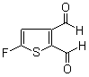 structure of CAS# 1015071-22-3, 5-氟噻吩-2,3-二甲醛