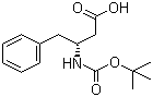 structure of CAS# 101555-61-7, (R)-3-tert-Butoxycarbonylamino-4-phenylbutyric acid