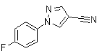 structure of CAS# 1015862-36-8, 1-(4-氟苯基)-1H-吡唑-4-甲腈