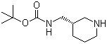 structure of CAS# 1016167-99-9, (S)-tert-Butyl [[piperidin-3-yl]methyl]carbamate