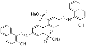 structure of CAS# 10169-02-5, 酸性红 97