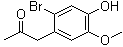CAS 登录号：1017083-10-1, 1-(2-溴-4-羟基-5-甲氧基苯基)-2-丙酮