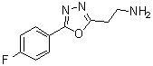 CAS # 1017346-04-1, 5-(4-Fluorophenyl)-1,3,4-oxadiazole-2-ethanamine, 2-[5-(4-Fluorophenyl)-1,3,4-oxadiazol-2-yl]ethan-1-amine
