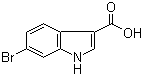 structure of CAS# 101774-27-0, 6-Bromoindole-3-carboxylic acid