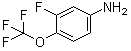 structure of CAS# 1017779-69-9, 3-氟-4-(三氟甲氧基)苯胺