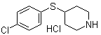 structure of CAS# 101798-64-5, 4-[(4-氯苯基)硫基]哌啶盐酸盐