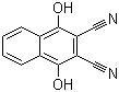structure of CAS# 1018-79-7, 1,4-Dihydroxy-2,3-naphthalenedicarbonitrile