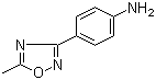 structure of CAS# 10185-68-9, 4-(5-Methyl-1,2,4-oxadiazol-3-yl)aniline