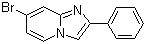 structure of CAS# 1018814-40-8, 7-溴-2-苯基咪唑并[1,2-a]吡啶