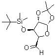 CAS 登录号：1018898-77-5, (5S)-3-O-[(1,1-二甲基乙基)二甲基硅烷基]-4,5-O-(1-甲基亚乙基)-D-戊二醛-5,2-呋喃木糖