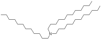 structure of CAS# 102-87-4, Tris(dodecyl)amine