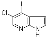 structure of CAS# 1020056-77-2, 5-氯-4-碘-1H-吡咯并[2,3-b]吡啶