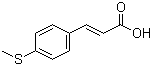 CAS # 102016-58-0, 4-(Methylthio)cinnamic acid, 3-[4-(Methylsulfanyl)phenyl]acrylic acid