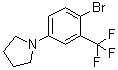 structure of CAS# 1020252-86-1, 1-[4-溴-3-(三氟甲基)苯基]吡咯烷