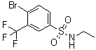 structure of CAS# 1020252-99-6, 4-溴-N-乙基-3-(三氟甲基)苯磺酰胺