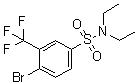 CAS 登录号：1020253-03-5, 4-溴-N,N-二乙基-3-(三氟甲基)苯磺酰胺