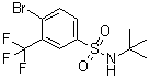 CAS 登录号：1020253-06-8, 4-溴-N-叔丁基-3-(三氟甲基)苯磺酰胺