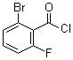 structure of CAS# 1020718-20-0, 2-Bromo-6-fluorobenzoyl chloride