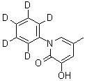 CAS # 1020719-53-2, 3-Hydroxy-5-methyl-1-(phenyl-2,3,4,5,6-d<sub>5</sub>)-2(1H)-pyridinone