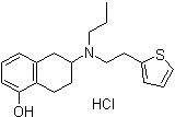 CAS # 102120-99-0, 5,6,7,8-Tetrahydro-6-[propyl[2-(2-thienyl)ethyl]amino]-1-naphthalenol hydrochloride
