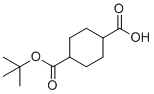 structure of CAS# 1021273-74-4, 4-[(叔-丁氧基)羰基]环己烷-1-羧酸