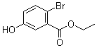 structure of CAS# 102297-71-2, 2-Bromo-5-hydroxybenzoic acid ethyl ester