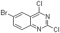 structure of CAS# 102393-82-8, 6-Bromo-2,4-dichloroquinazoline