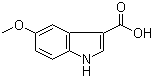 structure of CAS# 10242-01-0, 5-甲氧基吲哚-3-羧酸
