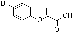 structure of CAS# 10242-11-2, 5-Bromobenzofuran-2-carboxylic acid