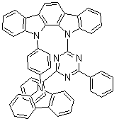 CAS # 1024598-02-4, 11-[4-(9H-Carbazol-9-yl)phenyl]-12-(4,6-diphenyl-1,3,5-triazin-2-yl)-11,12-dihydro-indolo[2,3-a]carbazole
