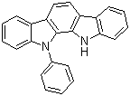 structure of CAS# 1024598-06-8, 11,12-Dihydro-11-phenylindolo[2,3-a]carbazole