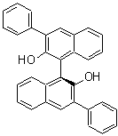 structure of CAS# 102490-05-1, (S)-3,3'-Diphenyl-1,1'-binaphthalene-2,2'-diol