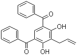 structure of CAS# 102593-74-8, 2-烯丙基-4,6-二苯甲酰基间苯二酚