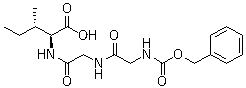 CAS # 102601-54-7, N-[(Phenylmethoxy)carbonyl]glycylglycyl-L-isoleucine, N-[N-[N-[(Phenylmethoxy)carbonyl]glycyl]glycyl]-L-isoleucine