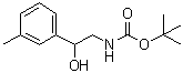 CAS # 1026555-76-9, N-[2-Hydroxy-2-(3-methylphenyl)ethyl]carbamic acid 1,1-dimethylethyl ester